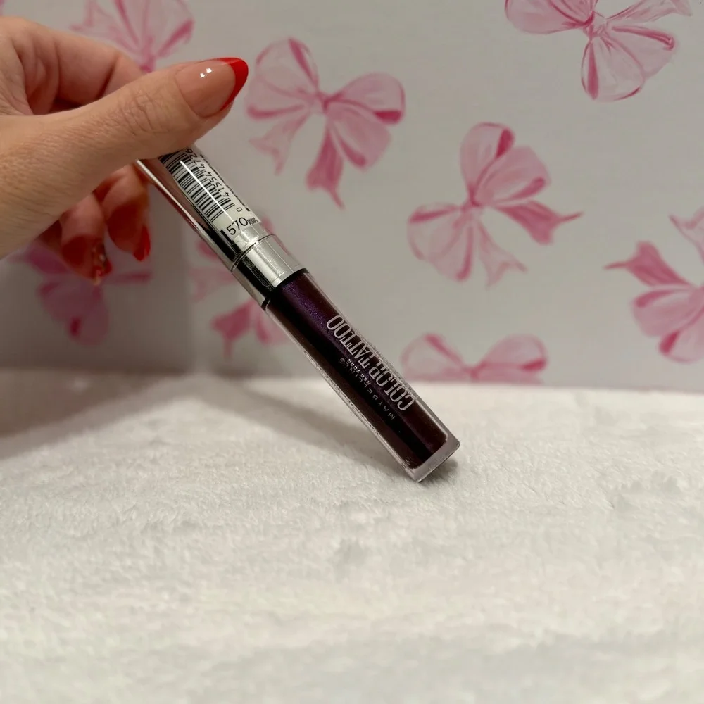 Maybelline Color Tattoo Eye Chrome‎ 570 Purple Sheen Liquid Eyeshadow New